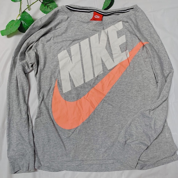 Nike long sleeve t shirt gray - Picture 2 of 4